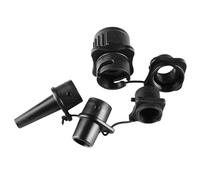Thewasc 4 in 1 Gommone Barca Aria Valvole Adattatore Pompe Gonfiabili A Prova di Perdita Ugelli Testa Bordo Canoa Accessori Facile da Usare Valvole a tenuta stagna Connettore