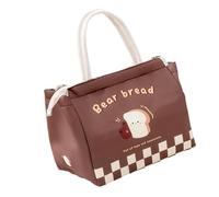 Thewasc Borsa Per Pranzo Termica Con Motivo Orso Adorabile Isolata La Conservazione Degli Alimenti L'ufficio Scolastico E Le Attività All'aperto Pranzo Con Simpatico