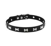 Thewasc Collana girocollo vintage in pelle rivetto personalizzabile Fit unisex gotico punk gioielli regalo rocker metallo PU chokers collana in pelle, Misura unica, come descritto, come descritto