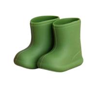 Thewasc Colorful Breve Pioggia Boot Design Antiscivolo per 1/12 Scala Doll Guardaroba Impermeabile Scarpe Simulazione