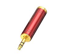 Thewasc Convertitori stereo professionali da 6,35 mm a 3,5 mm interfacce metalliche Compatibilità dispositivo senza soluzione di continuità Convertitori da femmina a maschio