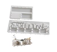 Thewasc Gancio in silicone per caste in resina e forniture artigianali decorazione domestica robusti materiali per uso alimentare facile da demolire strumento per gioielli fatti a mano