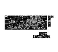 Thewasc Love Circuit Copritasti con Profilo Originale 64/74 La Chiave Risplende Attraverso Retroilluminato per Tastiere Meccaniche 60 61 63 64 con Circuito d'Amore