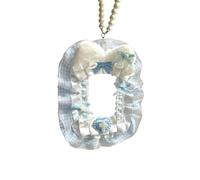 Thewasc Morbido peluche materiali elegante Angelic Wing Card Holder accessorio portatile per aggiungere un tocco di divertimento alle tue carte di carta alla moda