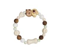 Thewasc Orso giocoso in ceramica con collezione estetica unica gioielli per tutti i giorni per abiti casual e coppie simbolo dell'amore orso, Misura unica, come descritto