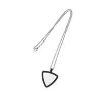 Thewasc Piccolo plettro per chitarra, collana in silicone, design a forma di cuore, custodia per musicista, soluzione regalo per uso quotidiano, Stile 5