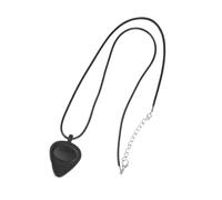 Thewasc Piccolo plettro per chitarra, collana in silicone, design a forma di cuore, custodia per musicista, soluzione regalo per uso quotidiano, Stile 3