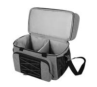 Thewasc Porta palla da bowling con borsa portatile imbottita borsa sportiva grande capacità porta palle da bowling borsa accessori per doppio