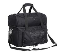 Thewasc Porta palla da bowling con borsa portatile imbottita borsa sportiva grande capacità porta palle da bowling borsa accessori per doppio