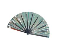 Thewasc Premium Pvc Folding Fan Classical Styles Aprire Facilmente Meccanismo Stretto Perfetto Per Le Esibizioni Culturali Cinesi Hand