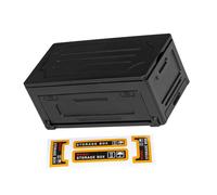 Thewasc Realistico Campeggio Caso Di Immagazzinaggio Per 1/10 1/8 Telecomando Crawlers Accessori Da Viaggio Decorazione Facile Kit di Installazione Realistico Tronco di Campeggio