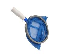 Thewasc Reti blu Piscina Strumento di Pulizia Antiruggine Maniglia In Alluminio Resistente Skimmer Per La Casa E Pubblica Piscina Uso Rete Stagno Pesce