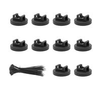 Thewasc Set di 30 supporti per cavi facili da usare e gestione dei cavi per legare l'elettronica in modo efficiente