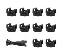 Thewasc Set di 30 supporti per cavi facili da usare e gestione dei cavi per legare l'elettronica in modo efficiente