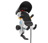 Thewasc Supporto per telefono da 15 W per manubrio/supporto per cellulare posteriore da 12 V per moto veloce
