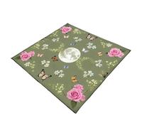 Thewasc Tappetino da gioco pieghevole, 3 misure, 50 x 50 cm, 60 x 60 cm, 75 x 75 cm, a prova di sbiadimento, portatile, per carte e strategia, panno di diffusione portatile