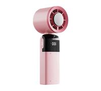 Thewasc Ventilatore portatile portatile da esterno 0-100 velocità piccola ventola di raffreddamento ricaricabile USB con compressione fredda palmare