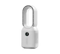Thewasc Ventola Raffreddamento Portatile A 3 Spettri Silenziosi per La Camera da Letto da Ufficio All'aperto con Altoparlanti Compatibili Bluewooth Oscillanti Luce Emergenza