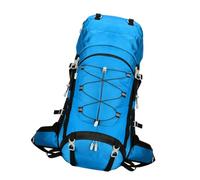 Thewasc Zaino da trekking resistente da 60 l, ergonomico, regolabile, con tracolla e scomparti multipli per campeggio e escursionismo, blu cielo, taglia unica