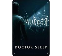 TheWeiPoster Doctor Sleep (2019) Targa vintage in latta da parete decorativa per casa, soggiorno, cucina, giardino, camera da letto, ufficio, hotel, bar e pub
