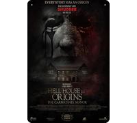 TheWeiPoster Hell House LLC Origins: The Carmichael Manor Movie Vintage Tin Sign Wall Art Decor per casa, soggiorno, cucina, giardino, camera da letto, ufficio, hotel, bar e pub