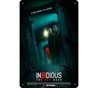 TheWeiPoster Insidious: The Red Door Movie Vintage Tin Sign Wall Art Decor per casa, soggiorno, cucina, giardino, camera da letto, ufficio, hotel, bar e pub