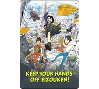 TheWeiPoster Keep Your Hands Off Eizouken! (2020) Targa vintage in metallo da parete decorativa per casa, soggiorno, cucina, giardino, camera da letto, ufficio, hotel, bar e pub