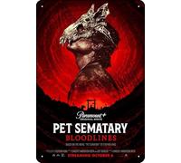 TheWeiPoster Pet Sematary: Bloodlines Movie Vintage Tin Sign Wall Art Decor per casa, soggiorno, cucina, giardino, camera da letto, ufficio, hotel, bar e pub
