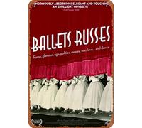 TheWeiPoster Poster vintage del film Ballets Russe Poster del film Poster in latta metallo Targa artistica per bar, ristorante, garage, caffetteria, decorazione da parete 20 x 30 cm