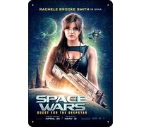 TheWeiPoster Space Wars: Quest for the Deepstar Movie Targa vintage in latta da parete decorazione per casa, soggiorno, cucina, giardino, camera da letto, ufficio, hotel, bar e pub