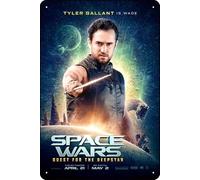 TheWeiPoster Space Wars: Quest for the Deepstar Movie Targa vintage in latta da parete decorazione per casa, soggiorno, cucina, giardino, camera da letto, ufficio, hotel, bar e pub