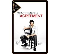 TheWeiPoster Targa vintage in latta con scritta "Gentleman's Agreement (1947), decorazione artistica da parete per casa, soggiorno, cucina, giardino, camera da letto, ufficio, hotel, bar e pub