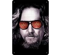 TheWeiPoster The Big Lebowski (1998) Show Vintage Tin Sign Wall Art Decor per casa, soggiorno, cucina, giardino, camera da letto, ufficio, hotel, bar e pub