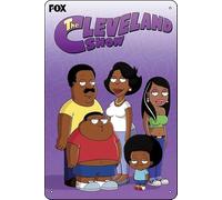 TheWeiPoster The Cleveland Show (2009) Targa vintage in latta da parete decorativa per casa, soggiorno, cucina, giardino, camera da letto, ufficio, hotel, bar e pub