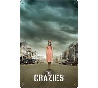 TheWeiPoster The Crazies (2010) Targa vintage in latta da parete decorativa per casa, soggiorno, cucina, giardino, camera da letto, ufficio, hotel, bar e pub