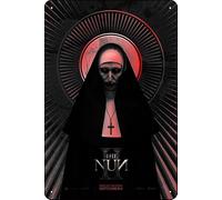 TheWeiPoster The Nun II Movie Vintage Tin Sign Wall Art Decor per casa, soggiorno, cucina, giardino, camera da letto, ufficio, hotel, bar e pub