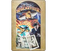TheWeiPoster The Rocketeer (1991) Targa vintage in latta da parete decorativa per casa, soggiorno, cucina, giardino, camera da letto, ufficio, hotel, bar e pub