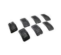 TheXed Xuanqingyi Store 7 Inserti for griglia Anteriore a Nido d'Ape cromati, compatibili con Cherokee 2019-2022(Gloss Black)