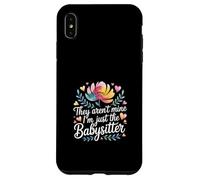They Aren't Mine I'm Just The Babysitter Kids Nanny - Custodia per iPhone XS Max