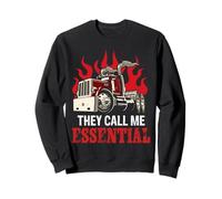 They Call Me Essential Funny Truck Driver Trucker Dad Felpa