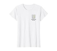 They Call Me Gin-IUS - Funny Gin Genius Dry Gin Cocktail Maglietta, Donna, Bianco, M