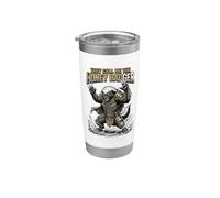 They Call Me The Honey Badger Warrior Wild Animal Graphics Bicchiere termico in acciaio inox doppia parete