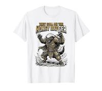 They Call Me The Honey Badger Warrior Wild Animal Graphics Maglietta