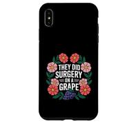 They Did Surgery On A Grape Viral Internet Joke Meme ----- Custodia per iPhone XS Max