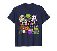 They Did The Monster Math Cute Funny Teachers Halloween Maglietta