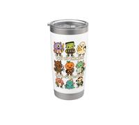 They Did The Monster Math Cute Halloween Math Teacher Bicchiere termico in acciaio inox doppia parete