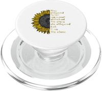 They whispered to her i am the storm Sunflower Lover Girls PopSockets PopGrip per MagSafe