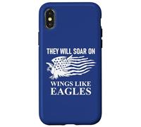 They Will Soar Wings Like Eagle Christian Isaiah 40:31 Bible Custodia per iPhone X/XS