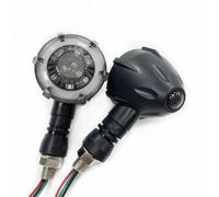 THGKL Indicatore di direzione Accessori Per Spie Per Moto Indicatori Di Direzione Universali Per Luci Lampeggiatore Segnali Ambra Luce Diurna(Red Yellow)