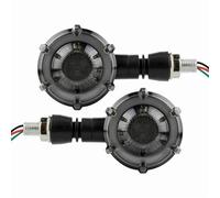 THGKL Indicatore di direzione Accessori Per Spie Per Moto Indicatori Di Direzione Universali Per Luci Lampeggiatore Segnali Ambra Luce Diurna(White Yellow)